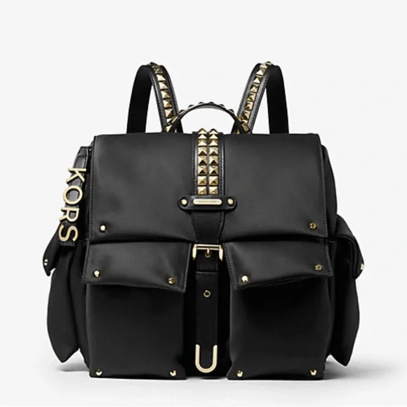 Michael Kors | Bags | Michael Kors Black And Gold Studded  display picture 1